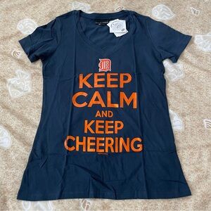 Women’s 5th & Ocean by New Era Detroit Tigers Keep Calm & Keep Cheering Tee